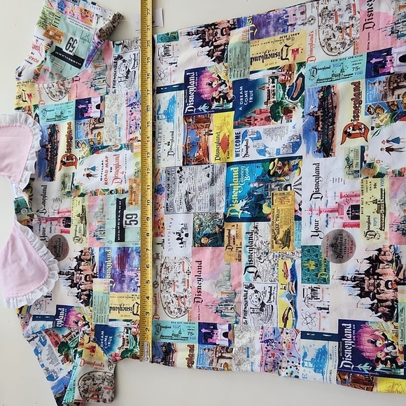 Disney Parks Disney 100 Era Collection Retro Vintage Collared Tunic Dress small - Picture 7 of 10